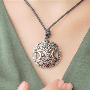 Tree of Life/Moon Necklace